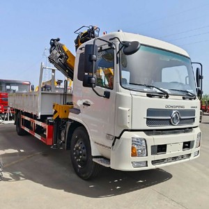 รถเครนติดรถบรรทุกแบบพับได้ DONGFENG รุ่นใหม่ เครื่องยนต์ดีเซล Euro2 ขับเคลื่อน 4x2 เกียร์ธรรมดา - Product Image 3