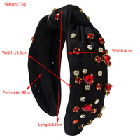 2025 nouveau Style coréen saint valentin à la mode ongles diamant amour verre cheveux accessoires doux épingle à cheveux diamant bandeau