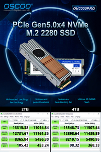 Для <span class=keywords><strong>M</strong></span>.<span class=keywords><strong>2</strong></span> NVMe PCIe Gen5.0 * 4 внутренний SSD <span class=keywords><strong>2</strong></span> ТБ/4 ТБ/8 ТБ независимая емкость вентилятора охлаждения кэш-памяти 14000 Мб/с отличная скорость чтения - Product Image 6
