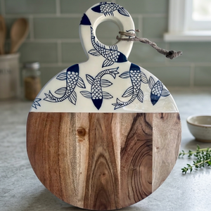 Plateau à pizza rectangulaire en bois, design personnalisé, planche à fromage décorative, réutilisable, passe au lave-vaisselle, planche à découper de 2 cm d'épaisseur - Product Image 1