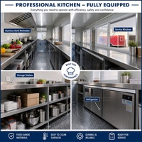 Remorque alimentaire commerciale certifiée CE DOT Allbetter, camion de restauration mobile pour pizzas avec cuisine complète, chariot à glaces mobile à vendre