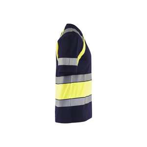 BLAKLADER - 3421103088334XL Camiseta Azul marino/Amarillo Hi-vis-EAN 7330509620939 ROPA DE TRABAJO DE LA 2017 - Product Image 3