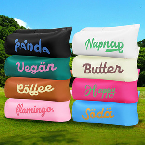 Lazy <b>Inflatable</b> <b>Sofa</b> 200x70cm Pvc Air <b>Sofa</b> For Outdoor Beach Grass Park Use - Product Image 3