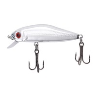 Leurre de pêche micro flottant Lion Factory Direct 4g 60mm Black Shark Minnow avec trois hameçons triples pour la barre de mer