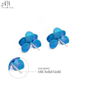 New Collection Titanium Metal Wholesale Manufacturer Export Jewelry <b>Earring</b> Fine Jewelry Titanium Real Natural Spinel <b>Earrings</b> - Product Image 3
