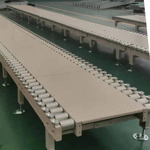 Özelleştirilmiş Yeni Ayarlanabilir Otomatik Depo Depolama Paletli Rulolu Konveyör Sistemleri Üretim Tesisi DC48V Ağır Hizmet Tipi Yağ - Product Image 6