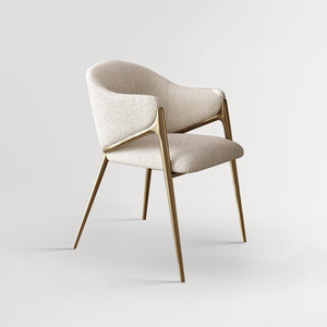 Tavolo da pranzo personalizzabile e sedia in acciaio al carbonio <span class=keywords><strong>oro</strong></span> <span class=keywords><strong>piedi</strong></span> ristorante Hotel sedia in velluto semplice sedia moderna per il tempo libero - Product Image 2