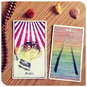 Prezzo all'ingrosso su misura cartone stampato divertente tarocchi carta di memoria gioco di carta Texture di stampa carte da gioco - Product Image 2