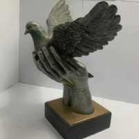 Trophée de Pigeon en résine personnalisé et créatif, prix de la paix pour cadeau Souvenir (colombe de la paix)