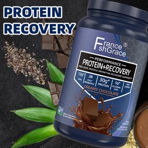 Poudre Protéinée Personnalisée pour Adultes : Énergie et Santé, Saveur Chocolat Crémeux, Extraits Végétaux et Herbes, Complément Alimentaire - Product Image 2