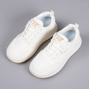 Zapatos Blancos Transpirables de Primavera para <span class=keywords><strong>Mujer</strong></span>, Zapatos Casuales Deportivos y de Ocio con Suela Gruesa y Versátiles - Product Image 4