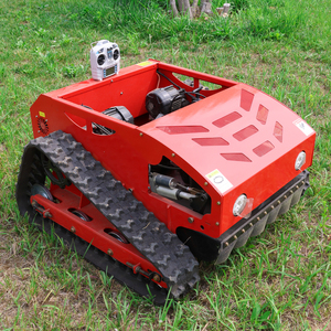 Direkt verkauf Automatische Raupe Benzinmotor Maschine Selbst fahrende drahtlose Fernbedienung Rasenmäher <span class=keywords><strong>Rc</strong></span> für Garten - Product Image 1