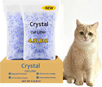 Échantillons Gratuits – Gel de Silice Cristallin Biodégradable Ultra-Absorbant Écologique à Agglomération Rapide, Anti-Odeur et Sans Poussière pour Litière de Chat 5kg