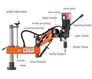 Taladro CNC Universal, máquina de roscar automática eléctrica, estructura Simple para bomba de Motor de perforación de tornillo autorroscante, 2017 - Product Image 3