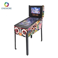 Machine de jeu de flipper virtuel à 3 écrans de 43 pouces, jeux de flipper, plus de 1000 jeux, anglais, 1 à 2 joueurs