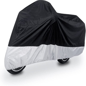 Housse de <span class=keywords><strong>moto</strong></span> universelle toutes saisons, imperméable, en tissu Oxford, avec protection UV et fonction anti-poussière, pour utilisation en extérieur - Product Image 5