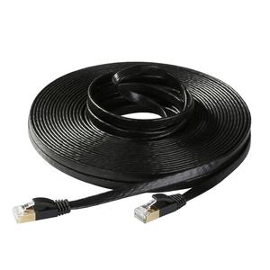 Paquet personnalisé plat Cat5E Cat6 Cat6A Cat7 Cat8 <span class=keywords><strong>Ethernet</strong></span> UTP FTP 0.5 <span class=keywords><strong>m</strong></span> 1m Cat6 câble de raccordement plat Flexible - Product Image 2