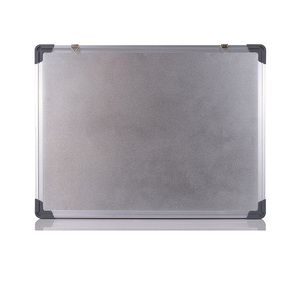 Khung mỏng nút chai bảng thông báo di động 60*90 bảng nút chai vàng với bảng viết trang trí tường khung nhôm màu đen - Product Image 5