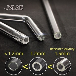Set di Connettori per Tubi in Vetro Include Forme a U, T, Y, L, Angoli Diritti e a 45/60/90/120 Gradi in Vetro Borosilicato per <span class=keywords><strong>Chimica</strong></span> - Product Image 2