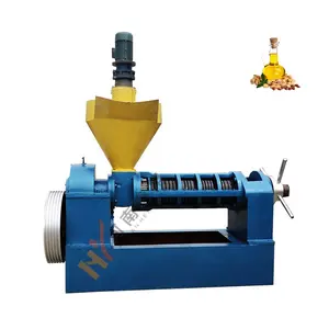 High-capacity edible peanut oil making machine screw Canola black seed oil exaction press machine