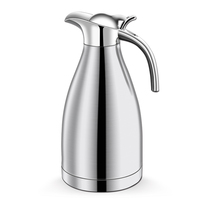 Carafe à Café Thermique Isotherme Double Paroi en Acier Inoxydable, Bouteille Thermos Sous Vide, Bouilloire et Pot à Thé ou Café, avec Logo Personnalisé