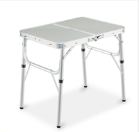Table pliante portable, bureau d'extérieur en aluminium, léger pour le camping et les voyages