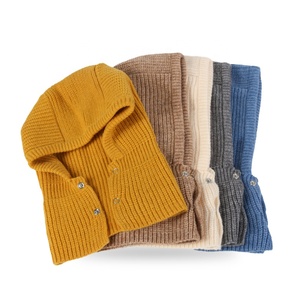 Вязаная балаклава-маска для лица, дизайнерская, тонкая, теплая, оптом, стильная, женская, на заказ, с 1 отверстием, OEM, акриловая, для спорта - Product Image 1