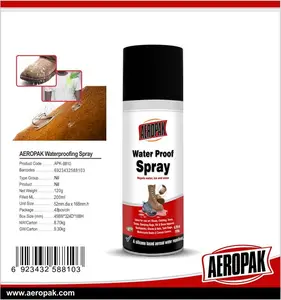 AEROPAK 200ml Nano Water Repellent Waterproof <strong>Spray</strong> for Shoes <strong>Fabric</strong> Boots Clothes Nano Waterproof <strong>Spray</strong> for Shoe - Product Image 2