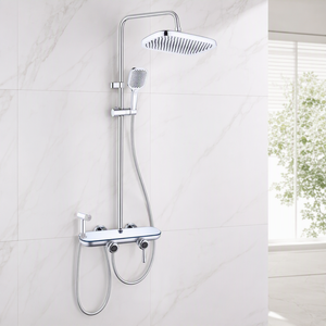Ensemble de robinetterie de <span class=keywords><strong>douche</strong></span> multifonctionnel à quatre positions, plaqué cuivre, résistant à la corrosion, pour kit de <span class=keywords><strong>douche</strong></span> pluie de salle de bain - Product Image 4