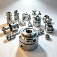 Pièces de machine à usiner CNC à 5 axes sur mesure, usinage CNC, acier inoxydable, aluminium, petites pièces de précision