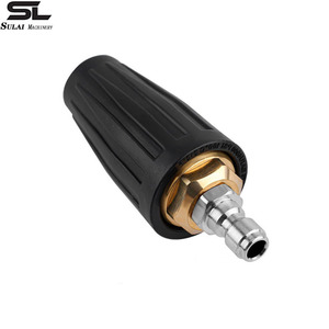 Sulai Machinery High <b>Pressure</b> <b>Washer</b> <b>Nozzle</b> 1/4 Quick Connect Stainless Steel Lotus Turbine Car Wash Water Gun <b>Nozzle</b> - Product Image 1