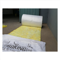ISOKING Rouleau de laine en fibre de verre pour toiture R7 R10 R11 R13 R15 R16 R19 R21 avec matériau en PVC blanc