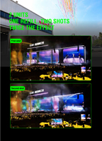 Cañón de Confeti Eléctrico SF-CC12 de 25W, Cañón de Confeti de Papel con Control DMX512/Remoto, Construcción de Acero para Escenarios de Festivales Musicales