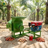 Automatische 500kg/uur kleine schaal palmolie-extractiemachine met hoge opbrengst palmvruchtenpers expeller