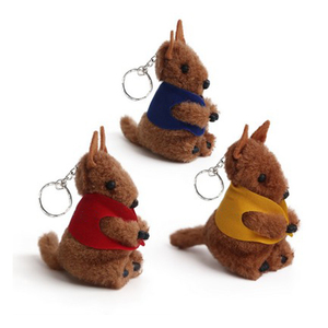 Clip Kangaroo sang trọng, móc khóa Clip Kangaroo tùy chỉnh, clip Kangaroo Keyring sang trọng, đồ chơi sang trọng Kangaroo Clip Clip-on Kangaroo - Product Image 4