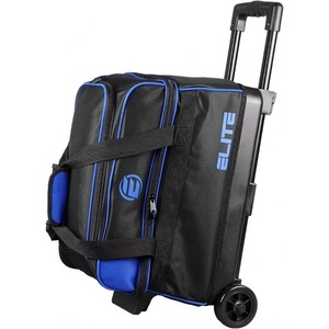 Bolsa para bolas de boliche BSCI con ruedas para 2 bolas, divisor acolchado con compartimento para 2 bolas y para zapatos - Product Image 5