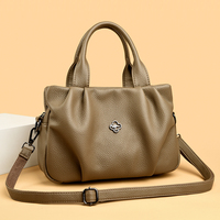 Sac fourre-tout tendance pour femme, en cuir résistant à l'usure, grande capacité, sac à bandoulière simple pour affaires, nouvelle collection, vente chaude
