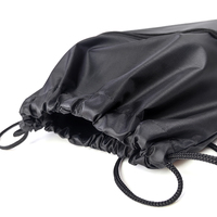 Sac à cordon en polyester portable avec logo personnalisé promotionnel, sac à dos de sport pliable pour la plage, sacs de sport à cordon