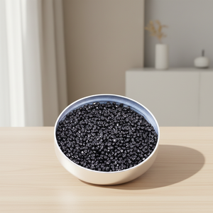 Masterbatch Noir Brillant pour Film Plastique LLDPE HDPE PE, Conforme RoHS et <span class=keywords><strong>SvHS</strong></span>, pour Injection et Coloration Plastique - Product Image 1