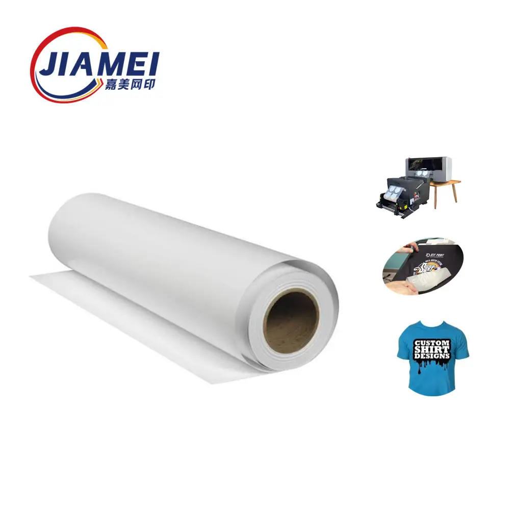 Double Side Single Side Matte DTF Film 60cm roll Heat transfer pet film for DTF inkjet printer