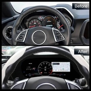 For Chevrolet Camaro 2016-2023 <b>Digital</b> Dashboard Panel GPS Speedometer Virtual Cockpit LCD Instrument Tachometer Odometer <b>Clock</b> - Product Image 3