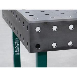 Smart GPPH <b>welding</b> <b>bench</b> with 12mm thick wheels, 16mm holes, dimensions from 1.5 to 3 meters - Product Image 4