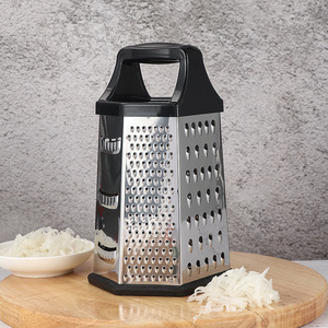 Coupe-légumes manuel en acier inoxydable pour <span class=keywords><strong>carottes</strong></span> Déchiqueteur d'aliments Trancheur <span class=keywords><strong>Râpe</strong></span> de cuisine <span class=keywords><strong>professionnelle</strong></span> <span class=keywords><strong>à</strong></span> 6 faces - Product Image 1