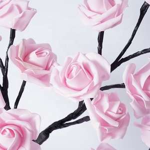 Lampe <span class=keywords><strong>de</strong></span> <span class=keywords><strong>table</strong></span> <span class=keywords><strong>en</strong></span> forme <span class=keywords><strong>de</strong></span> rose, éclairage romantique <span class=keywords><strong>de</strong></span> <span class=keywords><strong>table</strong></span> pour la chambre à coucher, le salon, le mariage, la Saint-Valentin - Product Image 5
