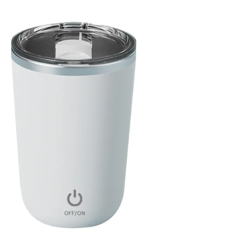 أكواب قهوة مغناطيسية ذاتية التحريك بمنفذ USB قابلة لإعادة الشحن من الفولاذ المقاوم للصدأ كوب خلط الحليب زجاجة ماء ذكية