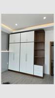 Meubles de chambre à coucher modulaires en bois, design moderne personnalisé, armoires et dressings