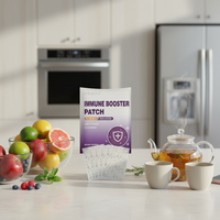 Patch transdermique en tissu non tissé à la vitamine C et E, stimulant immunitaire, doux et non irritant, pour le bien-être quotidien, soin corporel, vente en gros