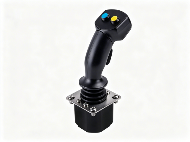 Single-axis Agricultural Machinery Control Joystick Hall Sensor Aluminum Alloy Stainless Steel Construction IP65 Protection