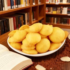 บิสกิตกรอบรสไข่เค็มหวานอร่อย ขนาด 300 กรัม รูปทรงกลม ขายส่ง - Product Image 6