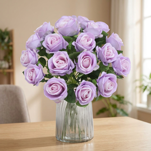 Factory Bulk Wholesale <b>Artificial</b> Single Velvet <b>Roses</b> Red <b>White</b> Blue Pink Black Purple Custom <b>Rose</b> Decorative Valentine's Day - Product Image 3